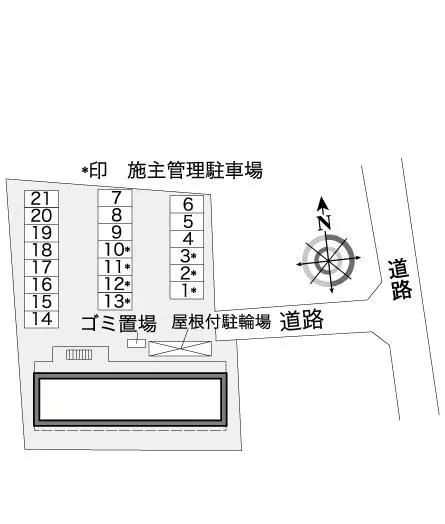 ★手数料０円★相模原市南区新戸 月極駐車場